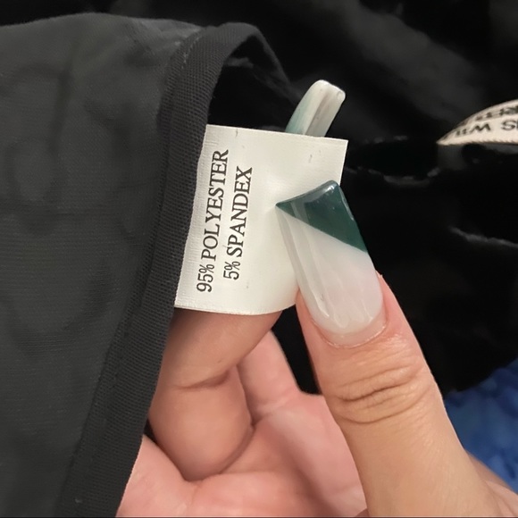 House of CB Mesh & Velvet Mock Cocktail Mini Dress - Picture 6 of 6